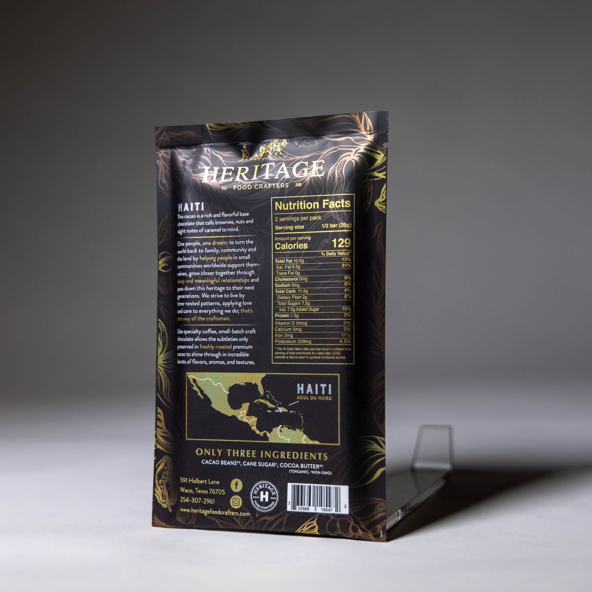 70% Haiti Chocolate Bar 50g