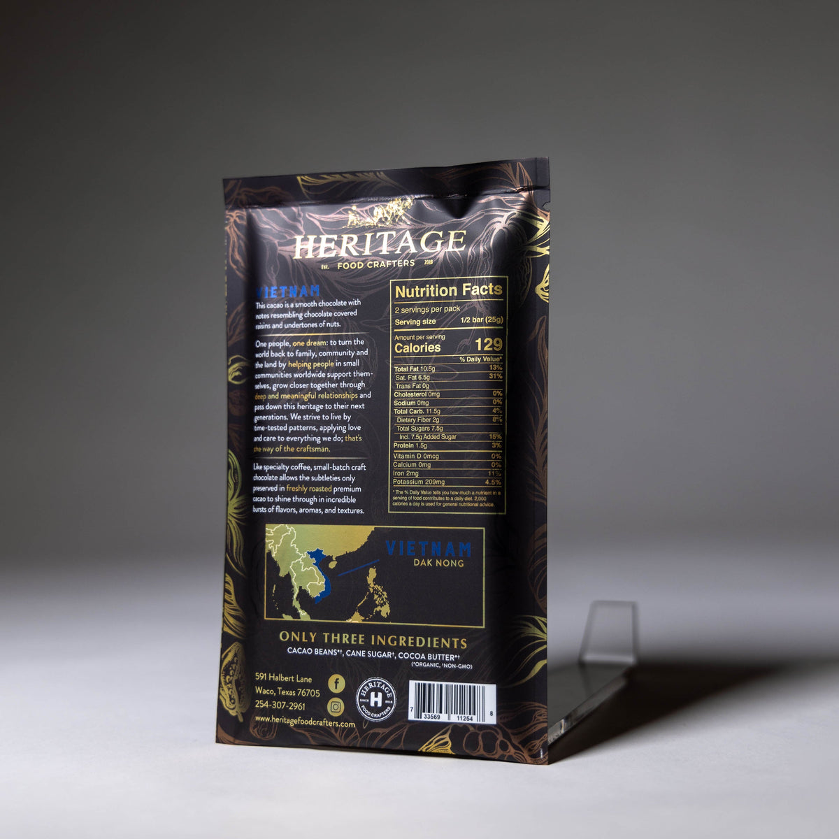70% Vietnam Chocolate Bar 50g