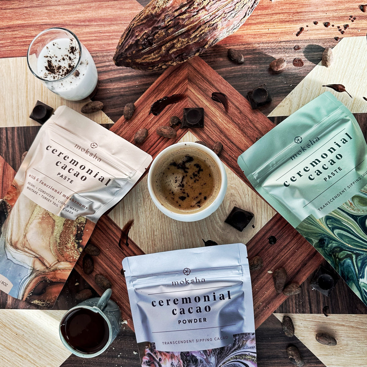 Forest Blend™ Ceremonial Cacao Paste with 6 Functional Mushrooms
